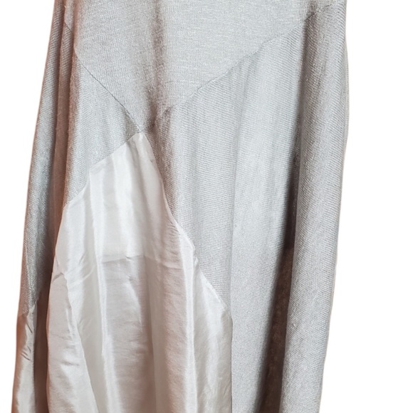 Eileen Fisher linen silk high and low dress. - Picture 4 of 8